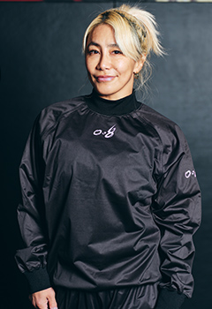 フュージョンエイト008を着用した山本美憂選手